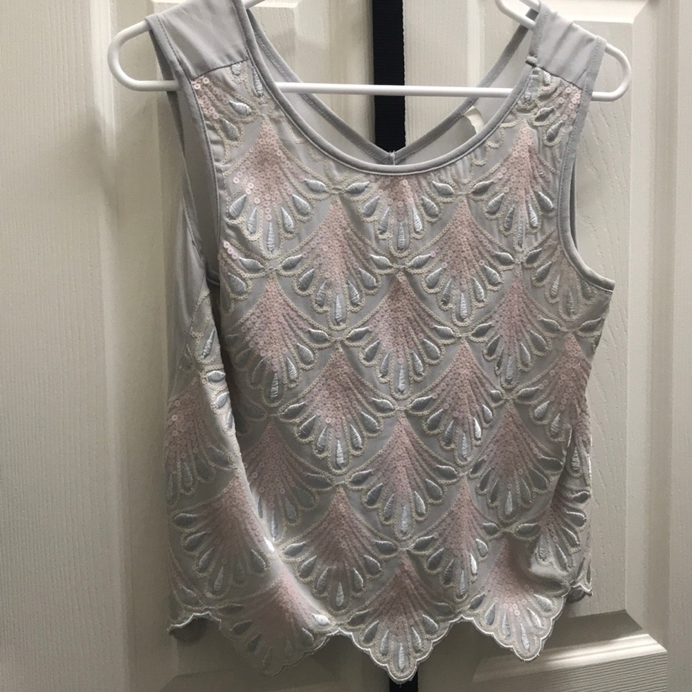 Paper Crane Embellished Crop Top